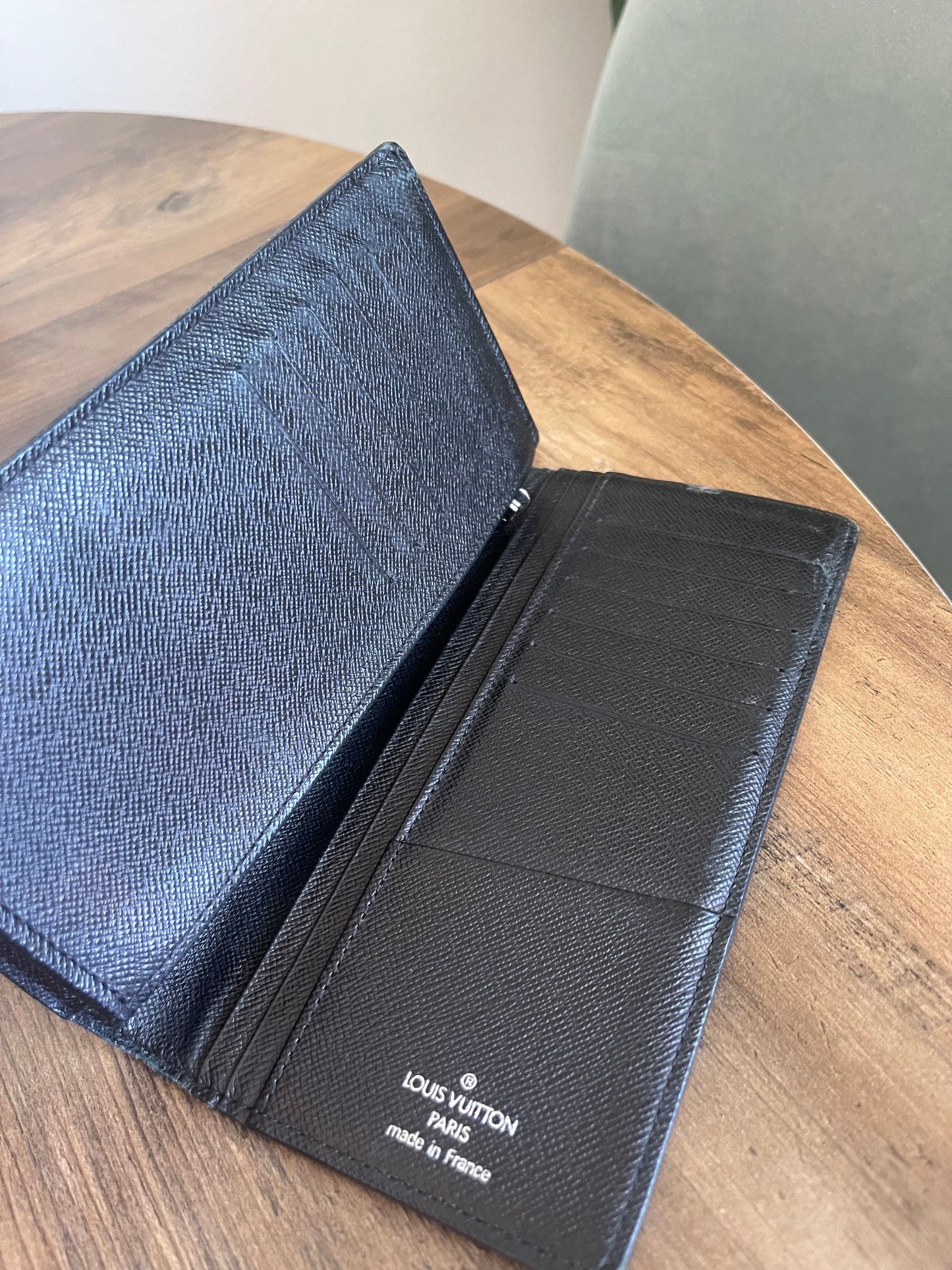 LOUIS VUITTON MENS BI FOLD DAMIER ECLIPSE