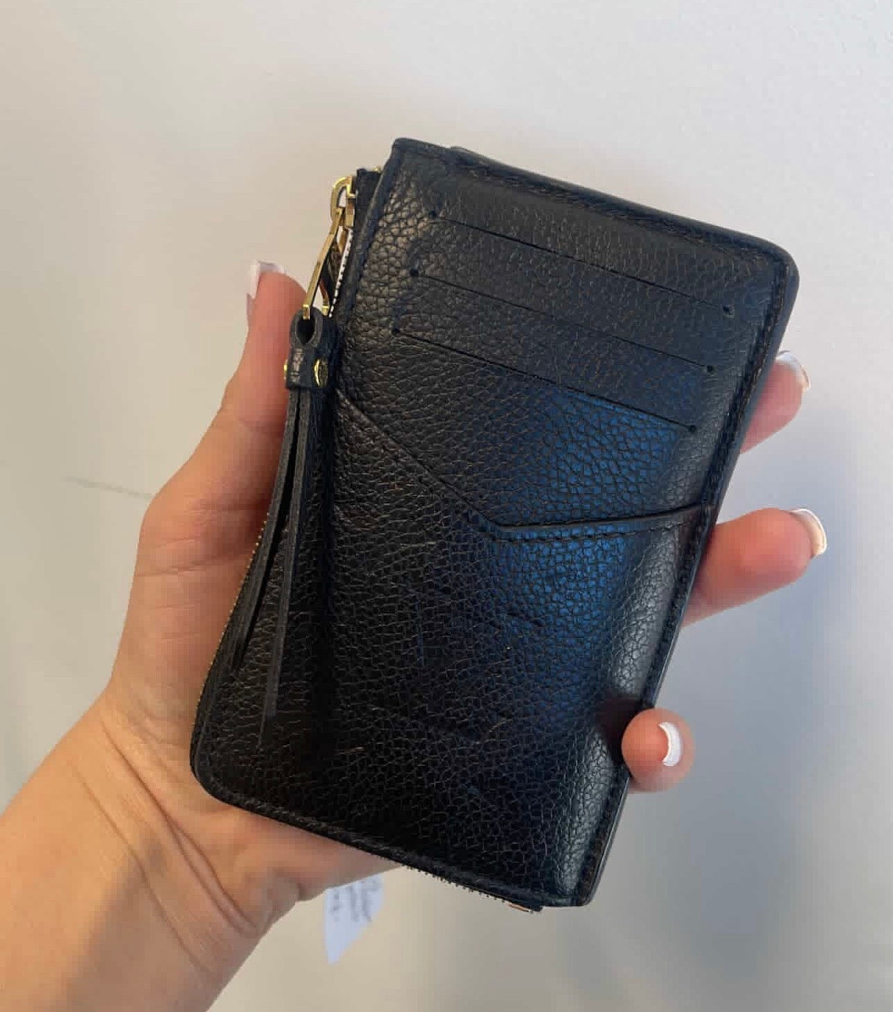 LV BLACK RECTO VERSO COIN POUCH