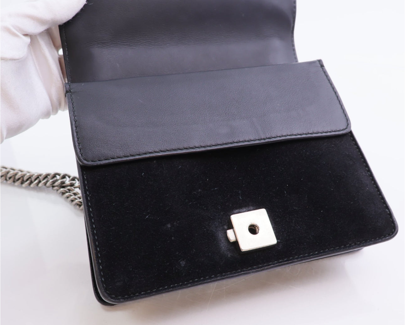 GUCCI MINI SUEDE DIONYSUS BAG