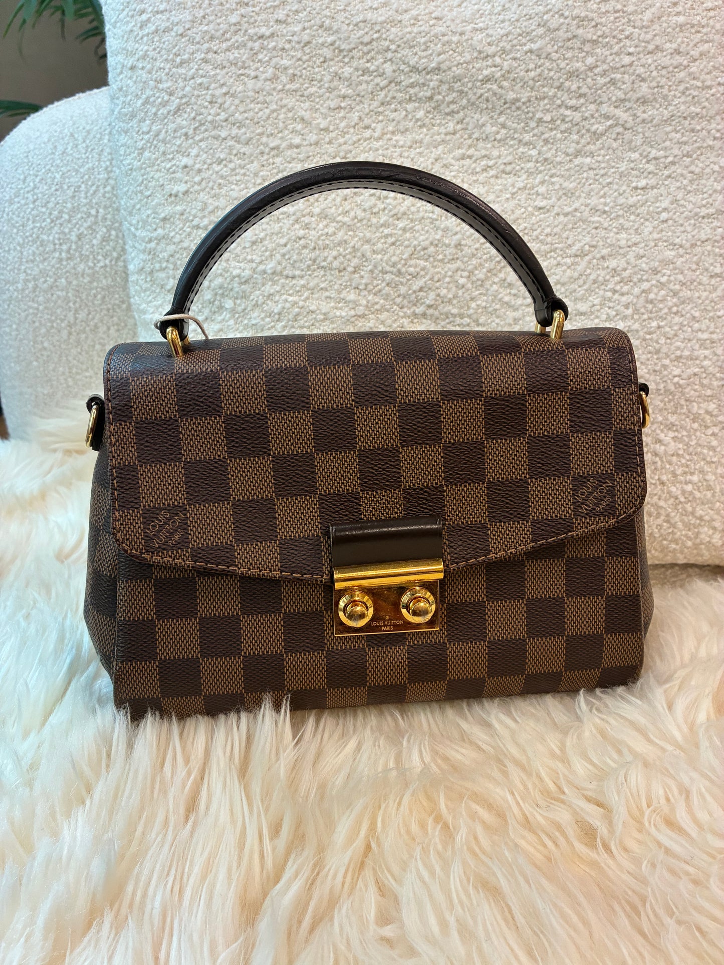 LOUIS VUITTON DAMIER EBENE CROISETTE