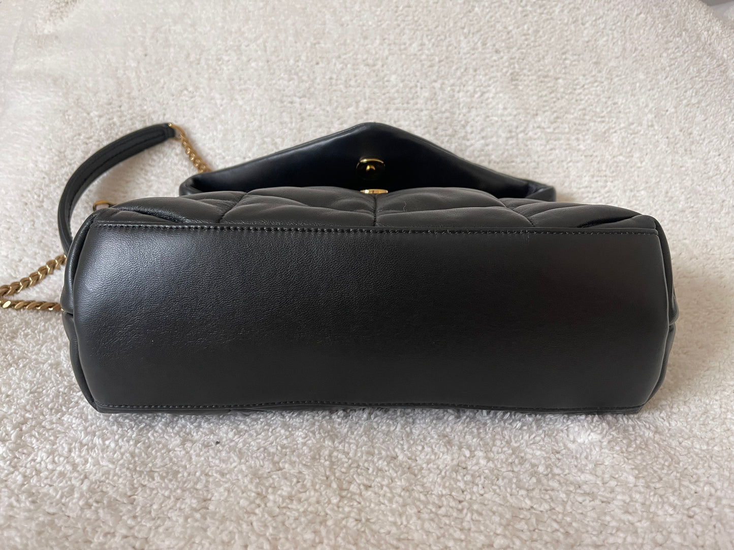 YSL BLACK PUFFER GOLD HARDWARE FULL SET