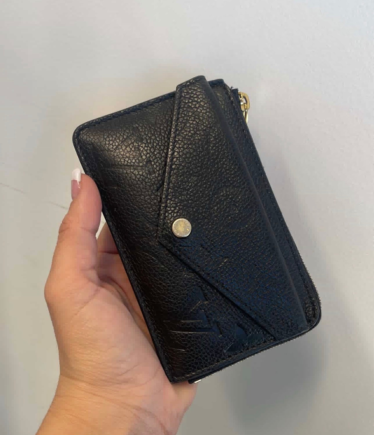LV BLACK RECTO VERSO COIN POUCH
