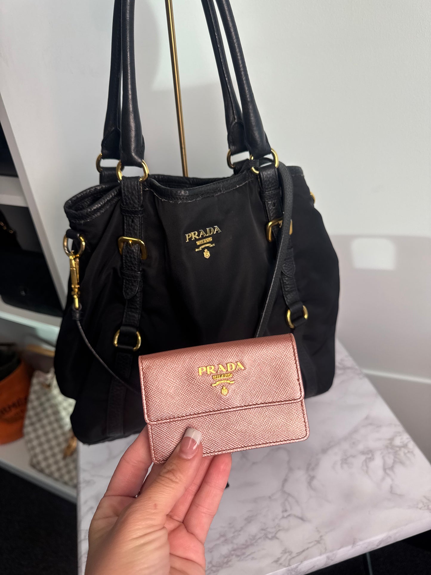 PRADA NYLON TOTE + GIFT