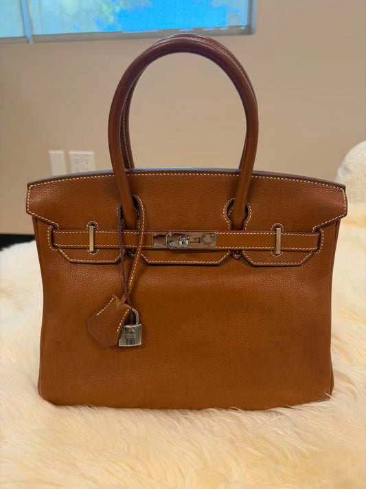 HERMES BIRKIN 30 GOLD C STAMP