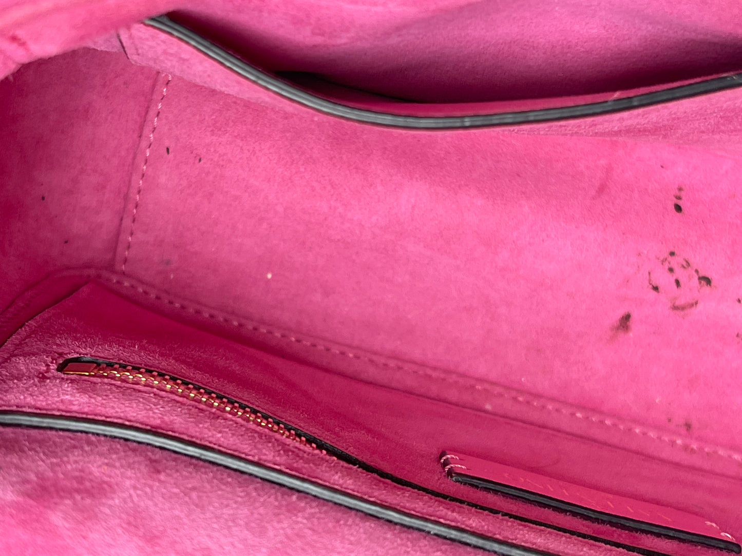 VALENTINO GARAVANI SHOULDER BAG PINK CRYSTAL ROMAN STUD
