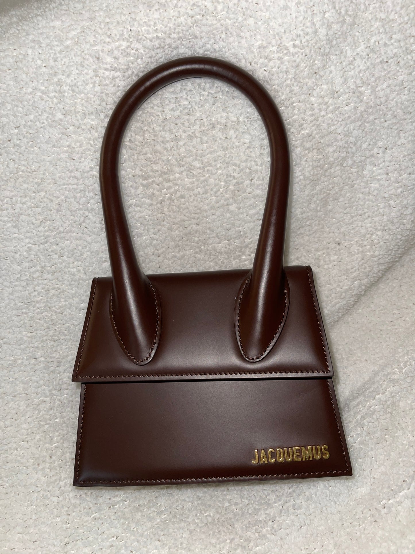 JACQUEMUS BROWN SMALL CROSSBODY