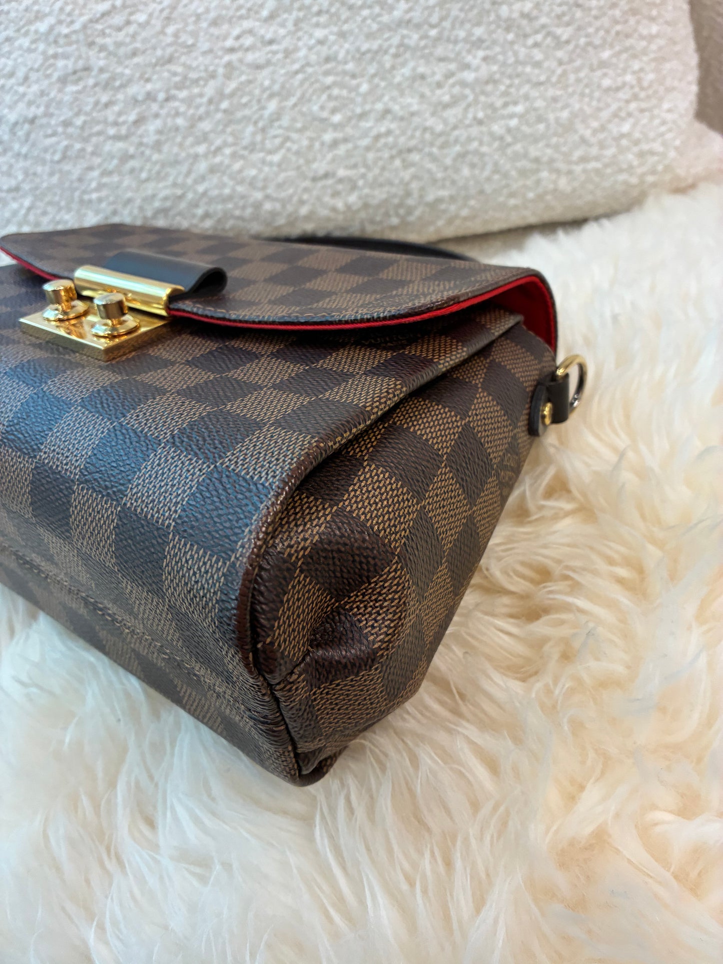 LOUIS VUITTON DAMIER EBENE CROISETTE