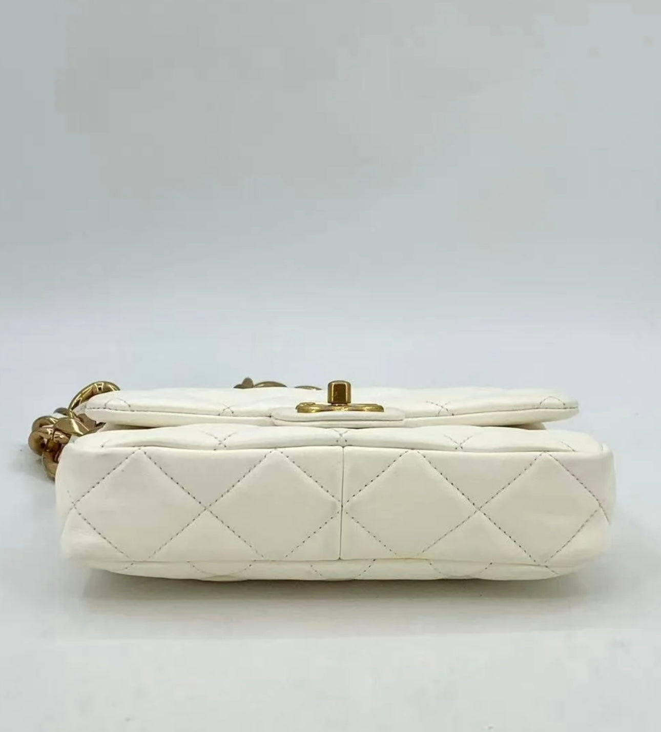 PRE-OWNED CHANEL FUNKY TOWN CROSSBODY QUILTED LAMBSKIN