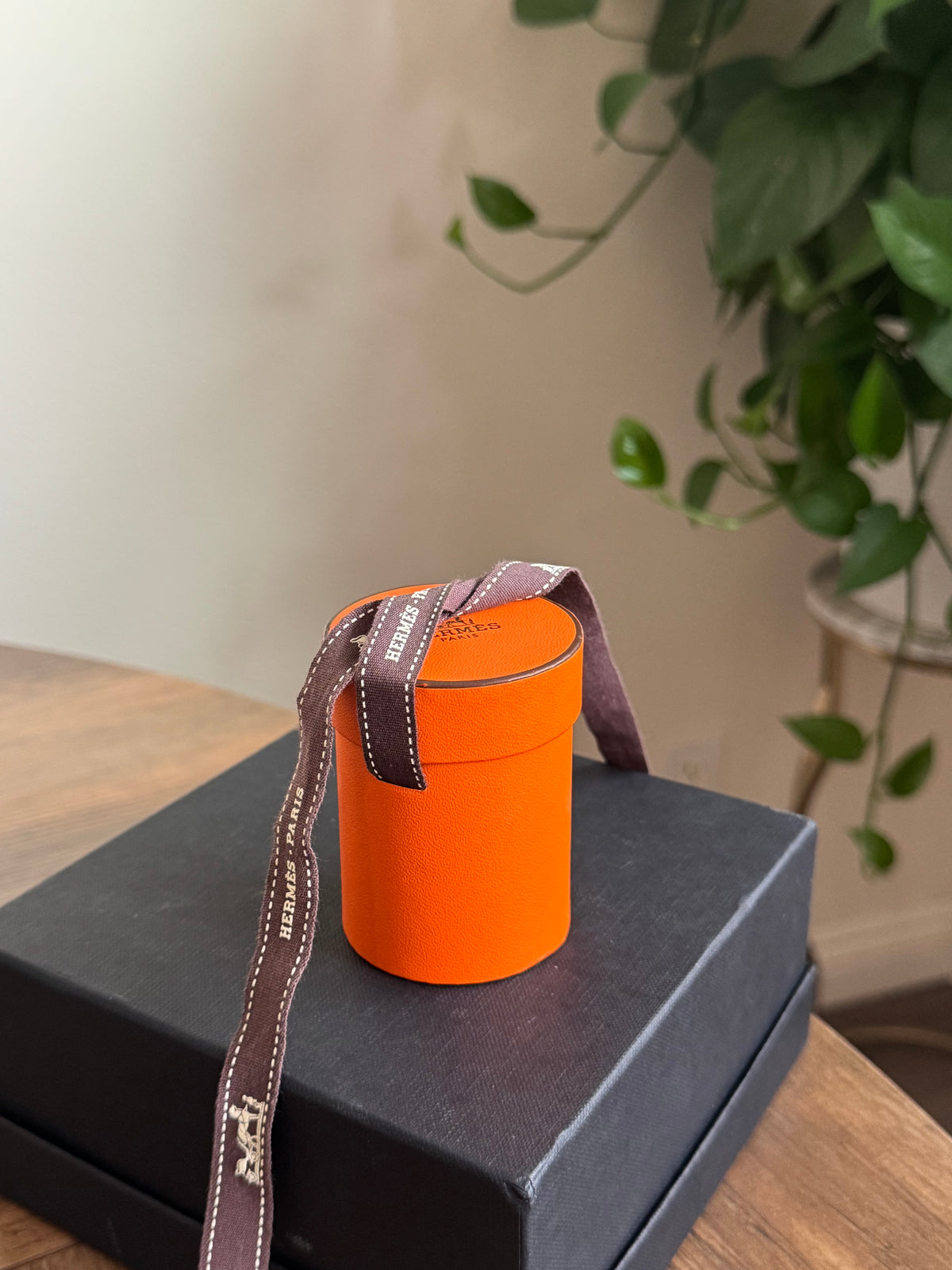 HERMES TWILLY ORANGE AND WHITE