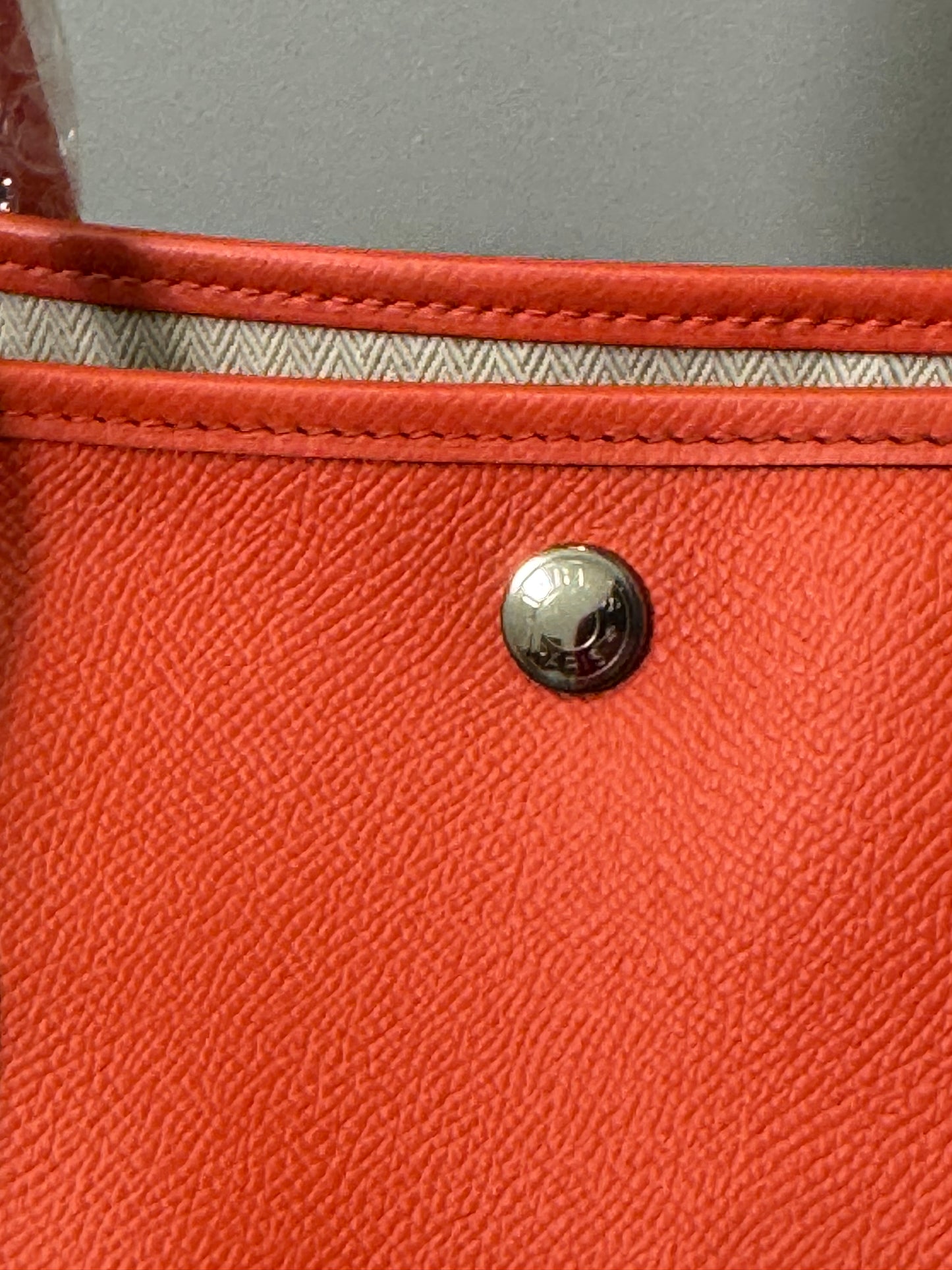 HERMES GARDEN PARTY LEATHER TOTE 30
