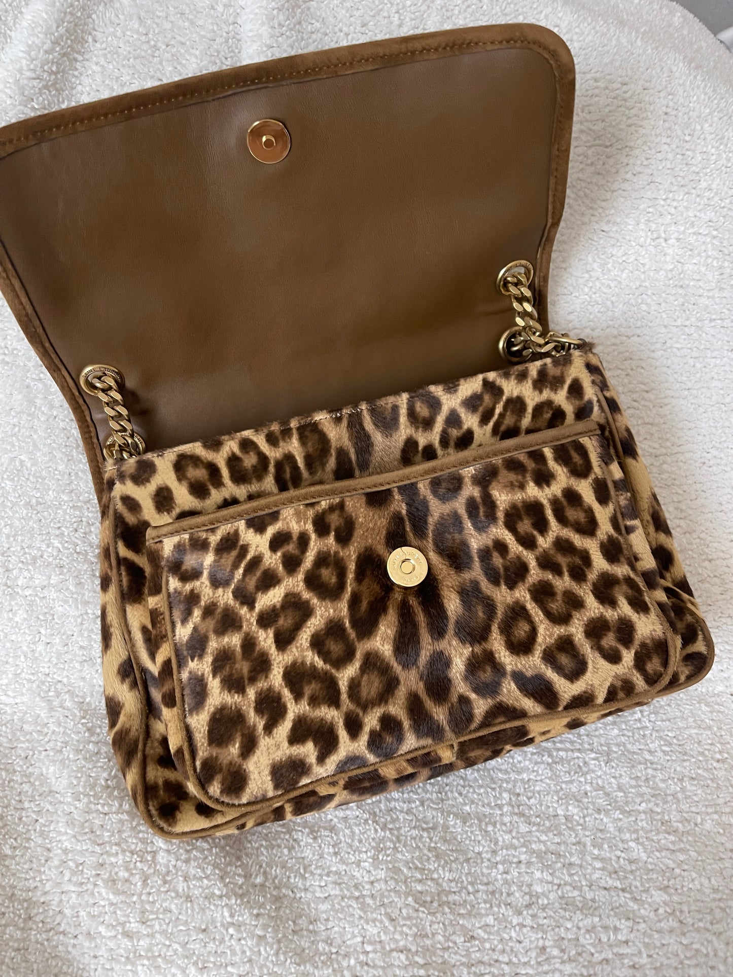 YSL NIKI LEOPARD BAG