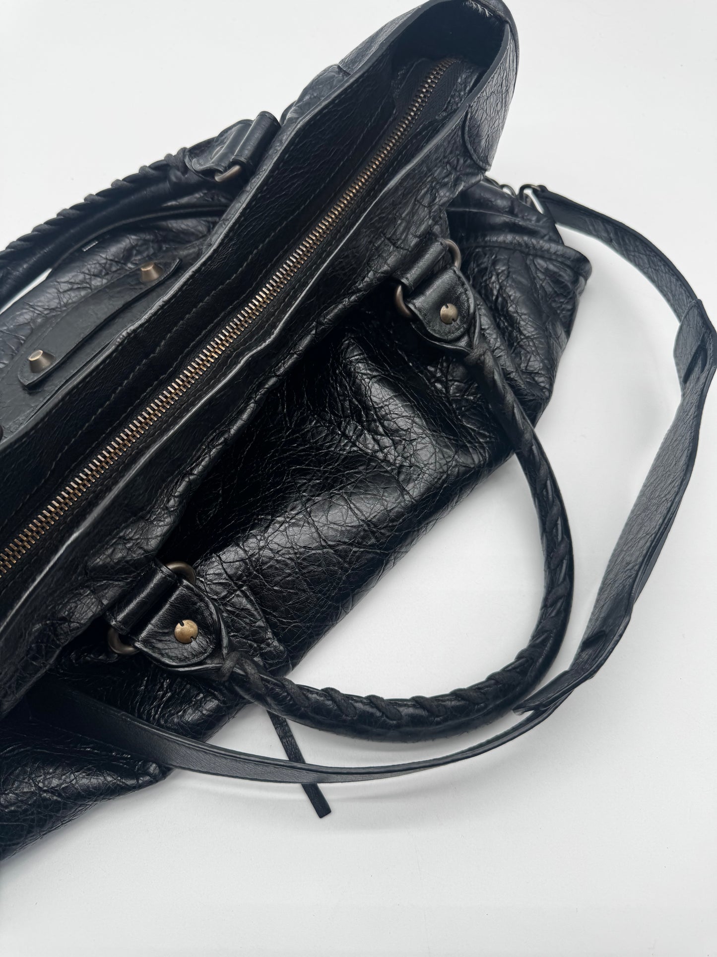 BALENCIAGA CITY BAG BLACK MEDIUM