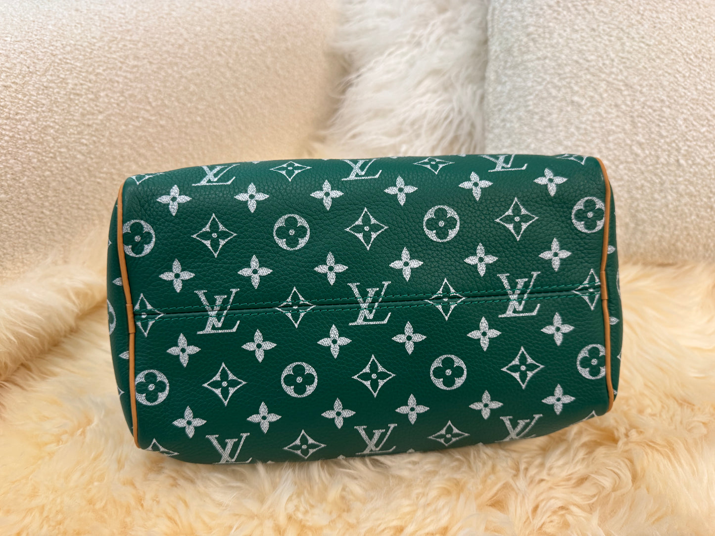 Louis Vuitton Speedy 25 Green P9