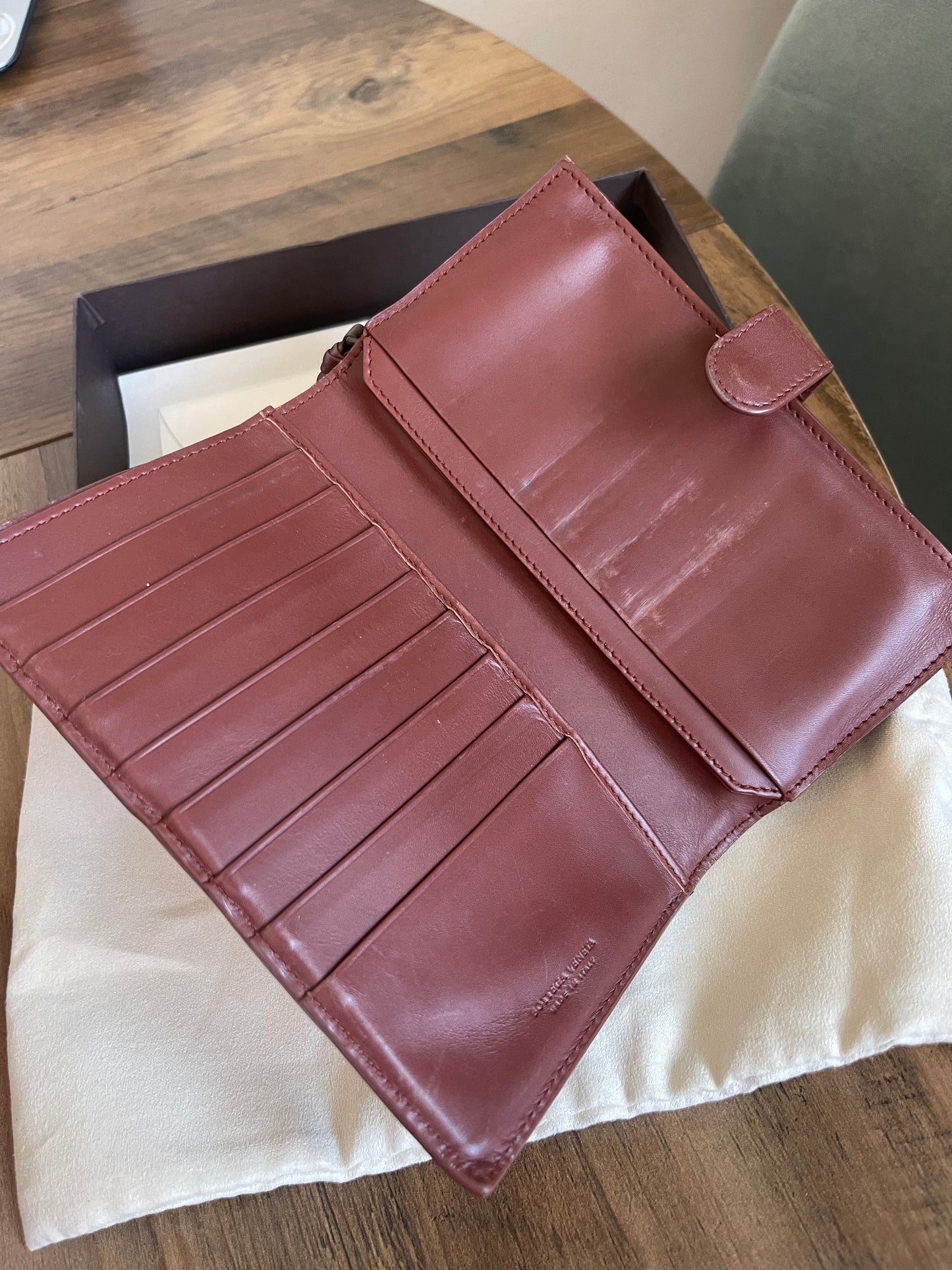 BOTTEGA VENETTA BROWN WALLET