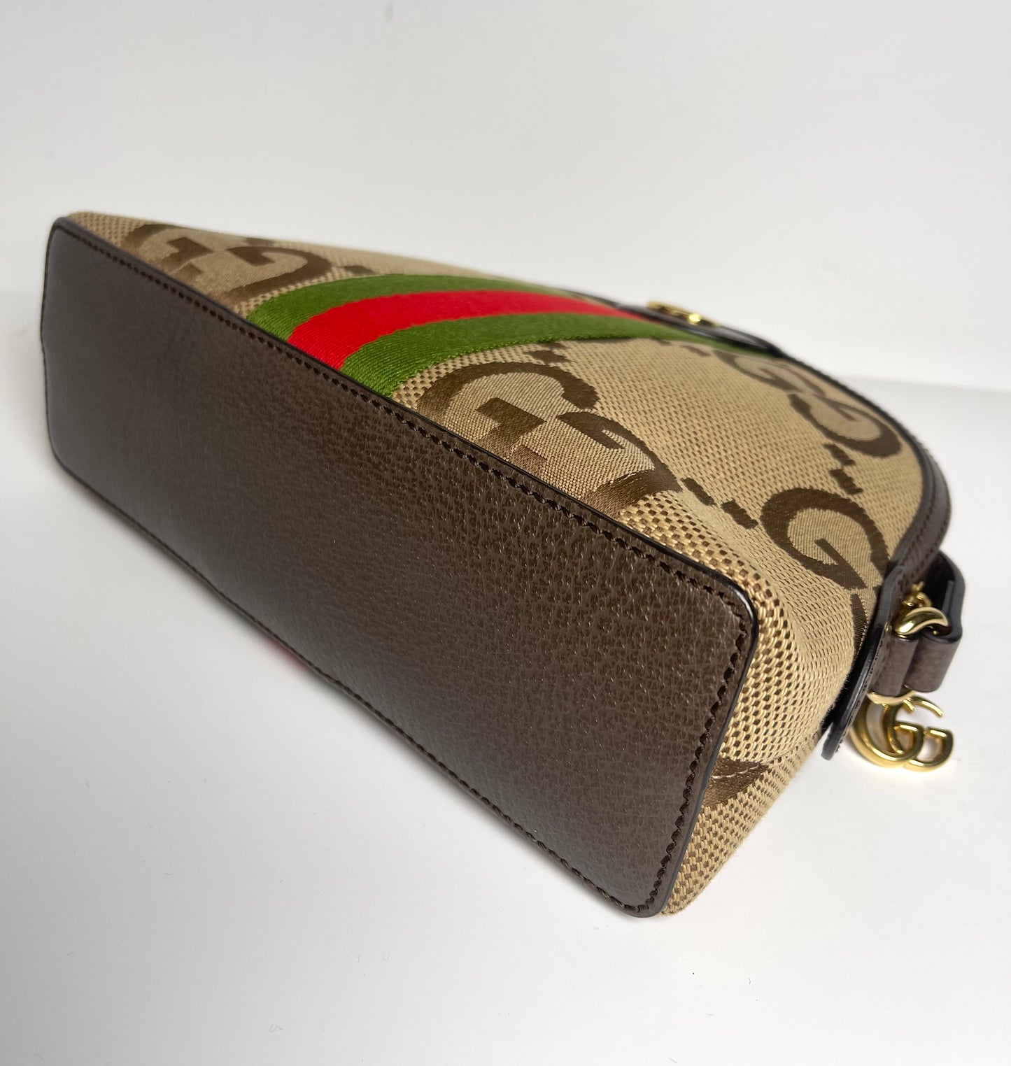 GUCCI OPHIDIA GG SMALL CANVAS CROSSBODY (FULL SET)