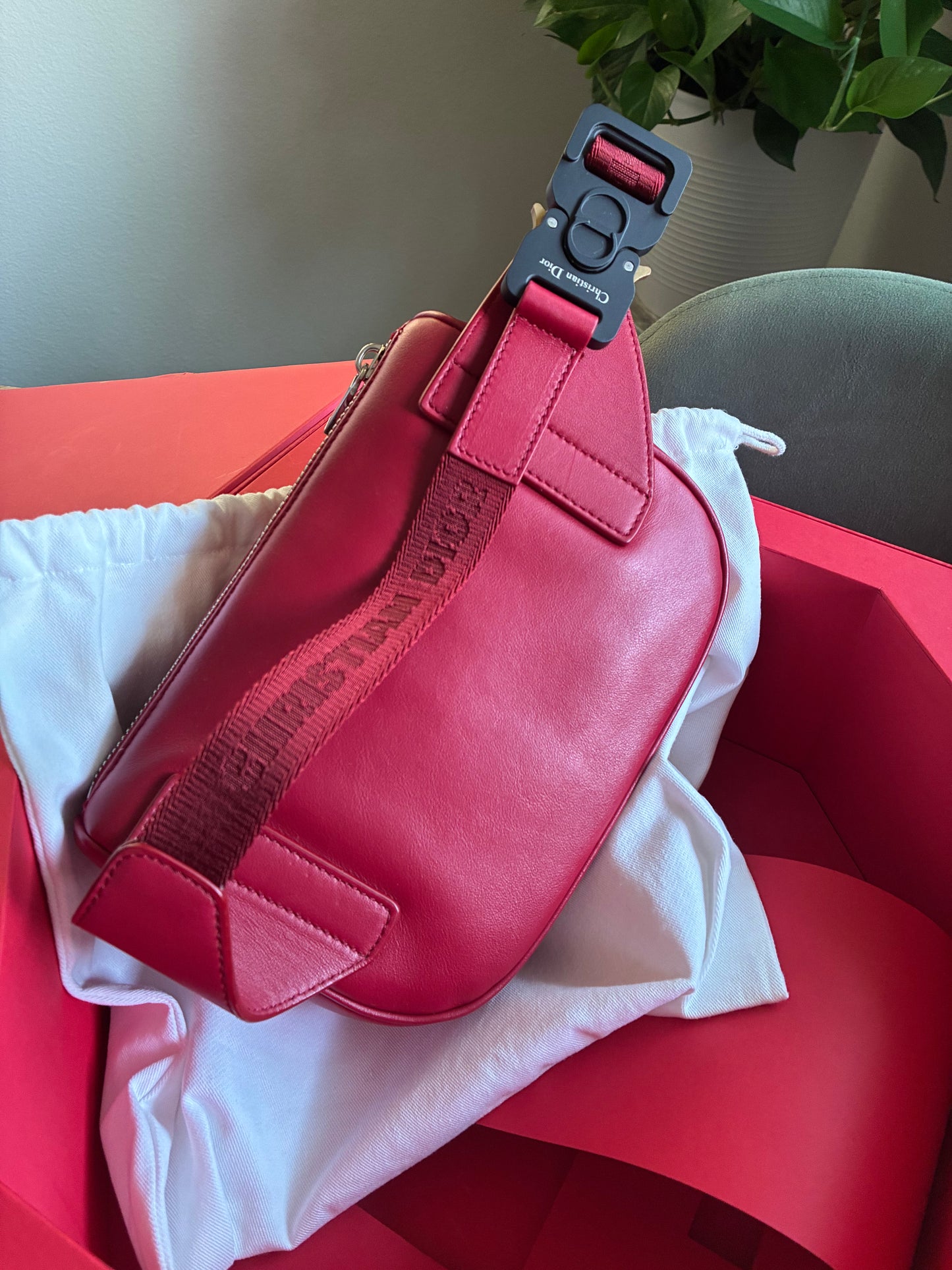 RED DIOR BUMBAG (BRAND NEW!)