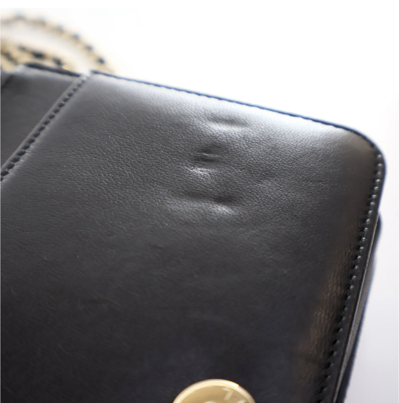 CHANEL VELVET EMBELLISHED WOC BLACK