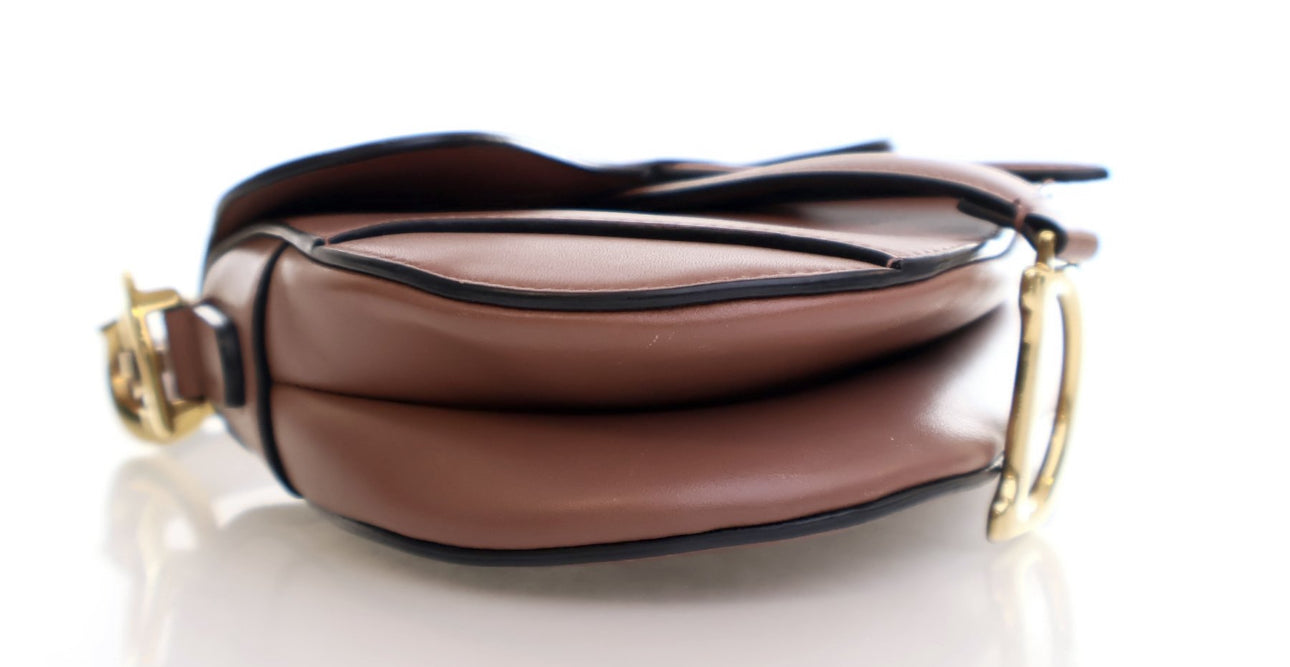 DIOR MINI CALFSKIN SADDLEBAG WITH STRAP