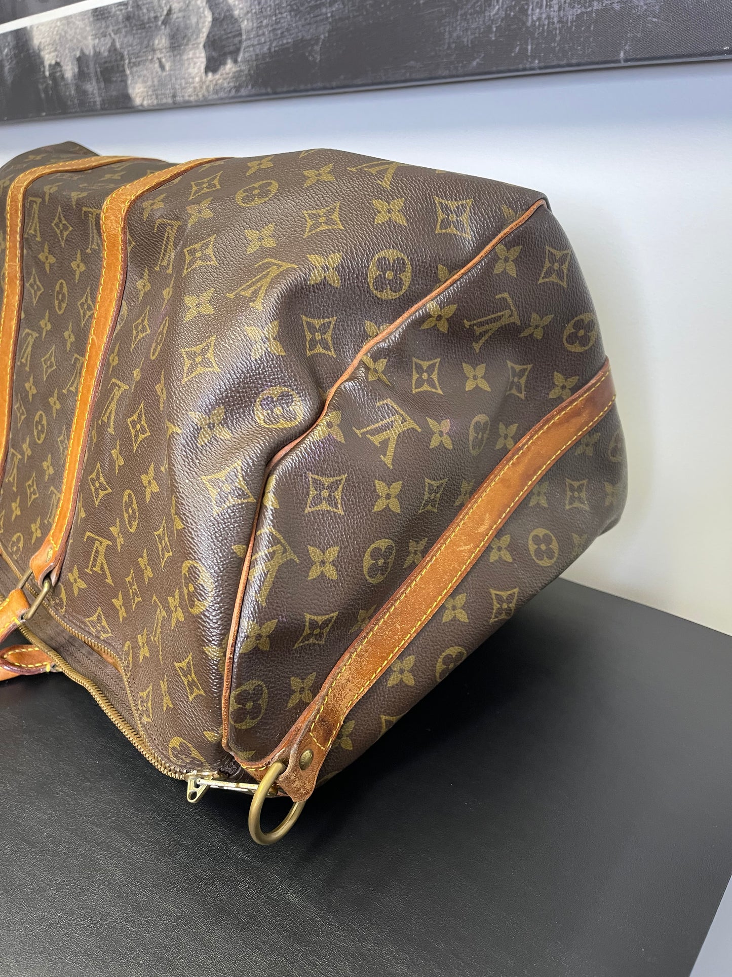 VINTAGE KEEPALL 50 BANDO WITH STRAP