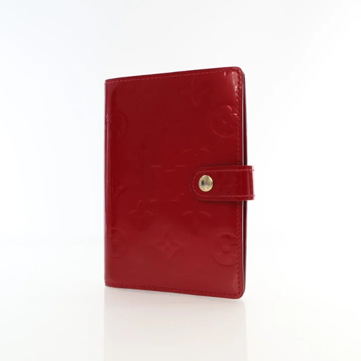 LOUIS VUITTON PM VERNISE AGENDA RED