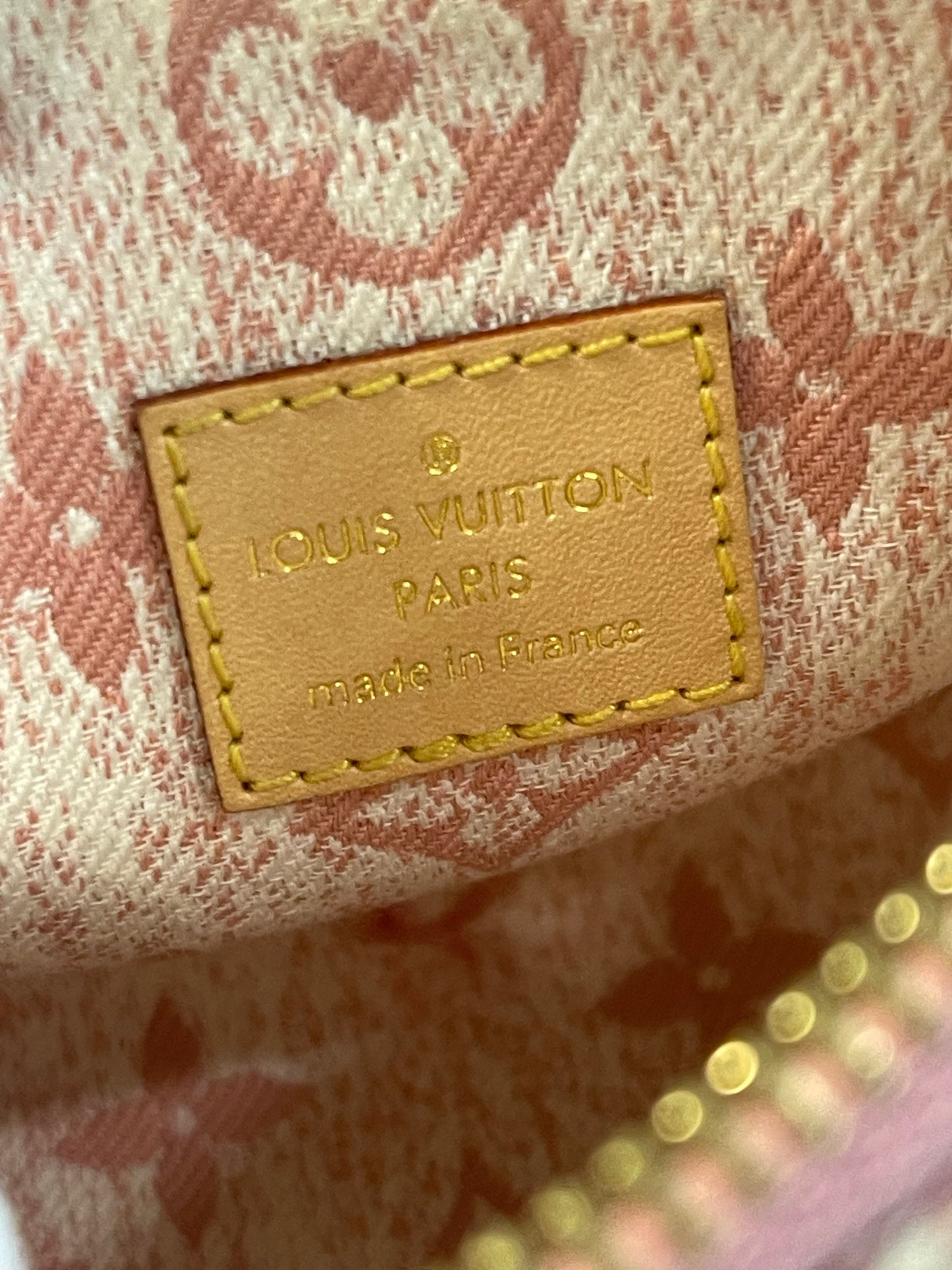LV PINK NANO SPEEDY DENIM CROSSBODY