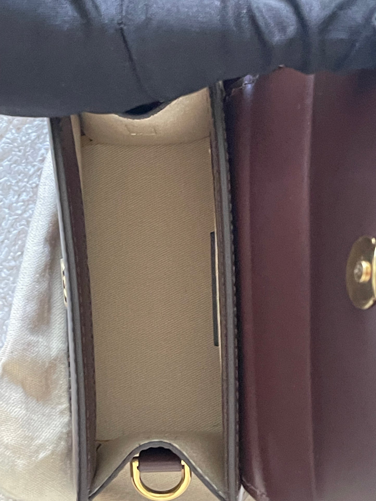 JACQUEMUS BROWN SMALL CROSSBODY