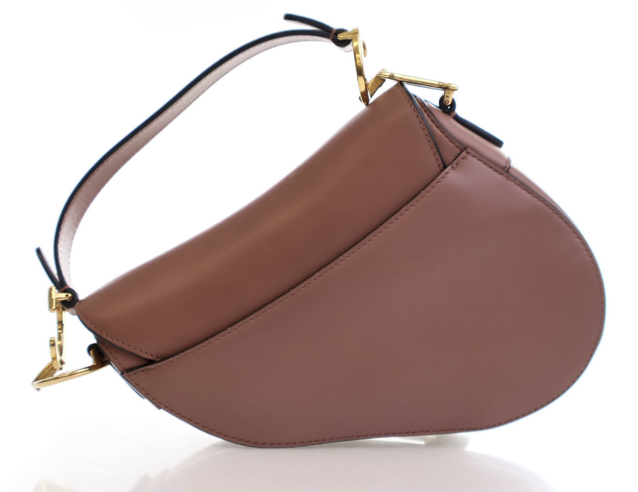 DIOR MINI CALFSKIN SADDLEBAG WITH STRAP