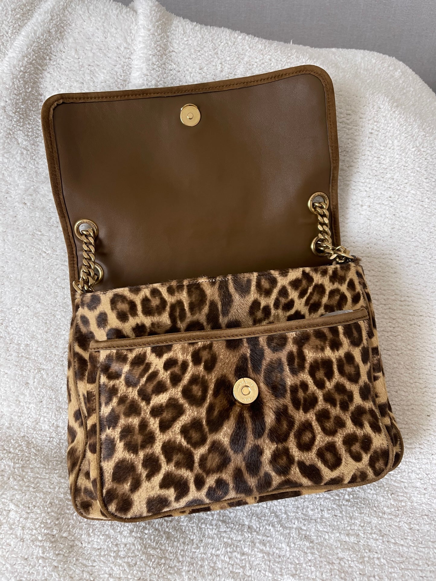 YSL NIKI LEOPARD BAG