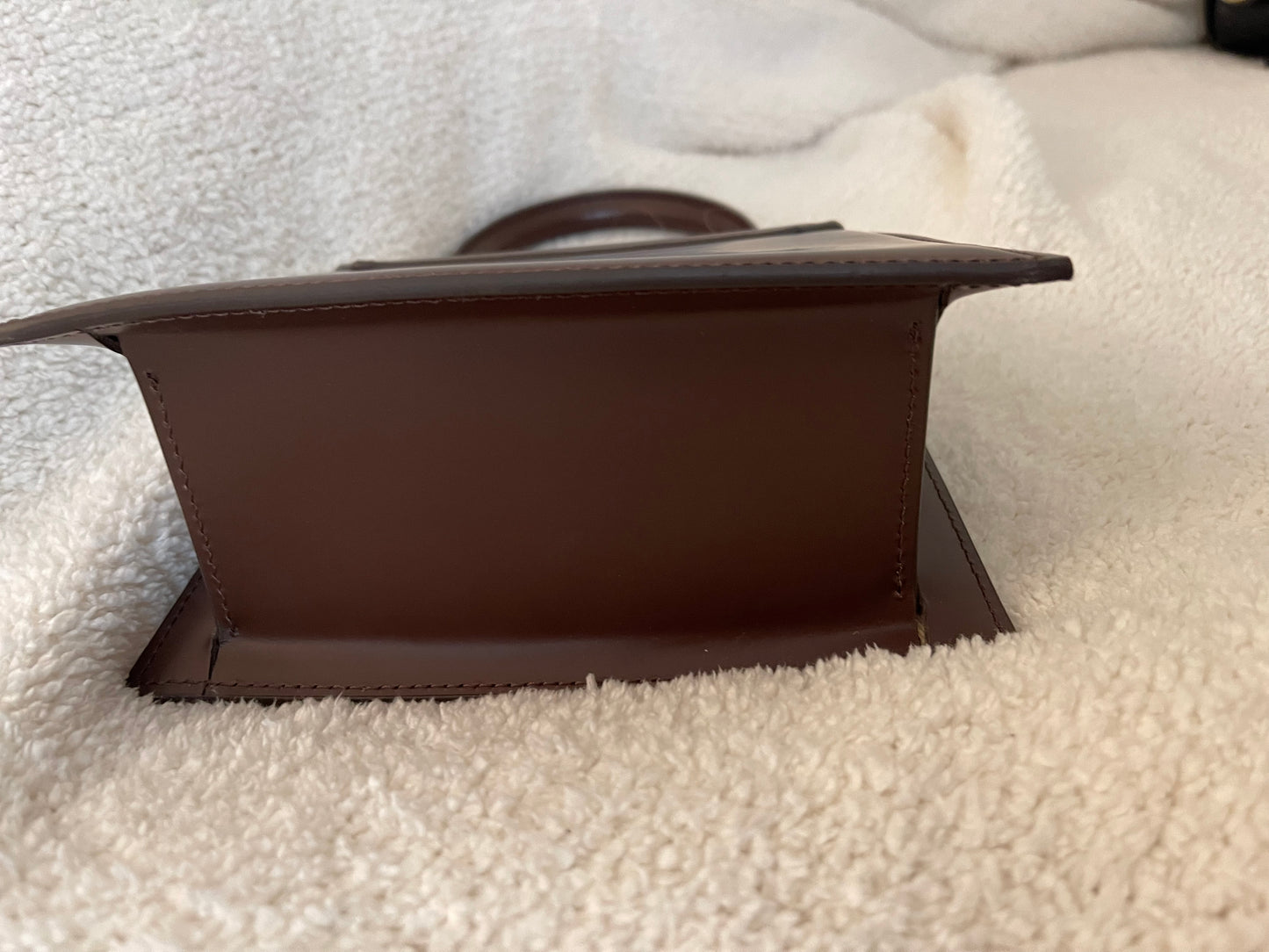 JACQUEMUS BROWN SMALL CROSSBODY