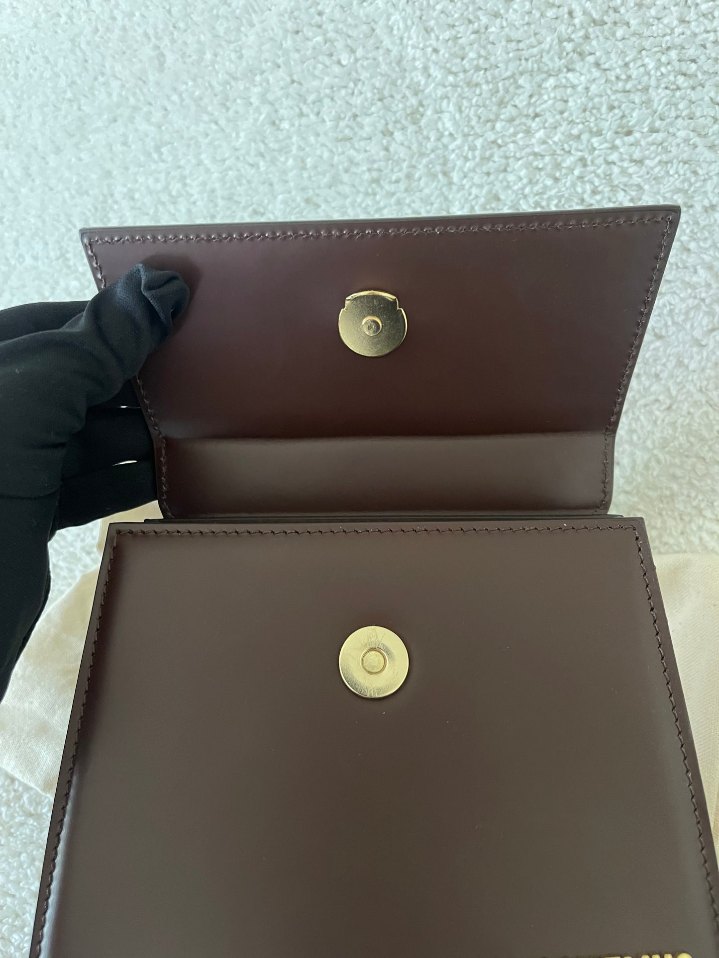 JACQUEMUS BROWN SMALL CROSSBODY