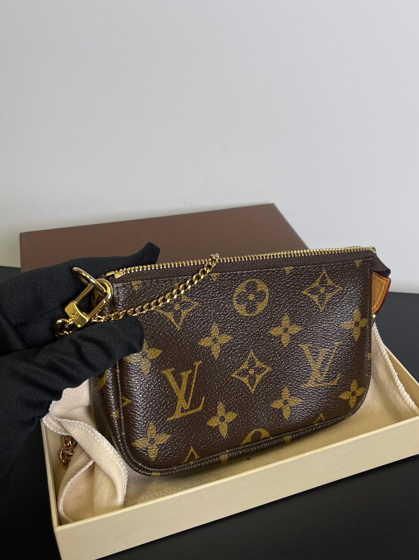 LOUIS VUITTON POCHETTE ACCESSORIES FULL SET