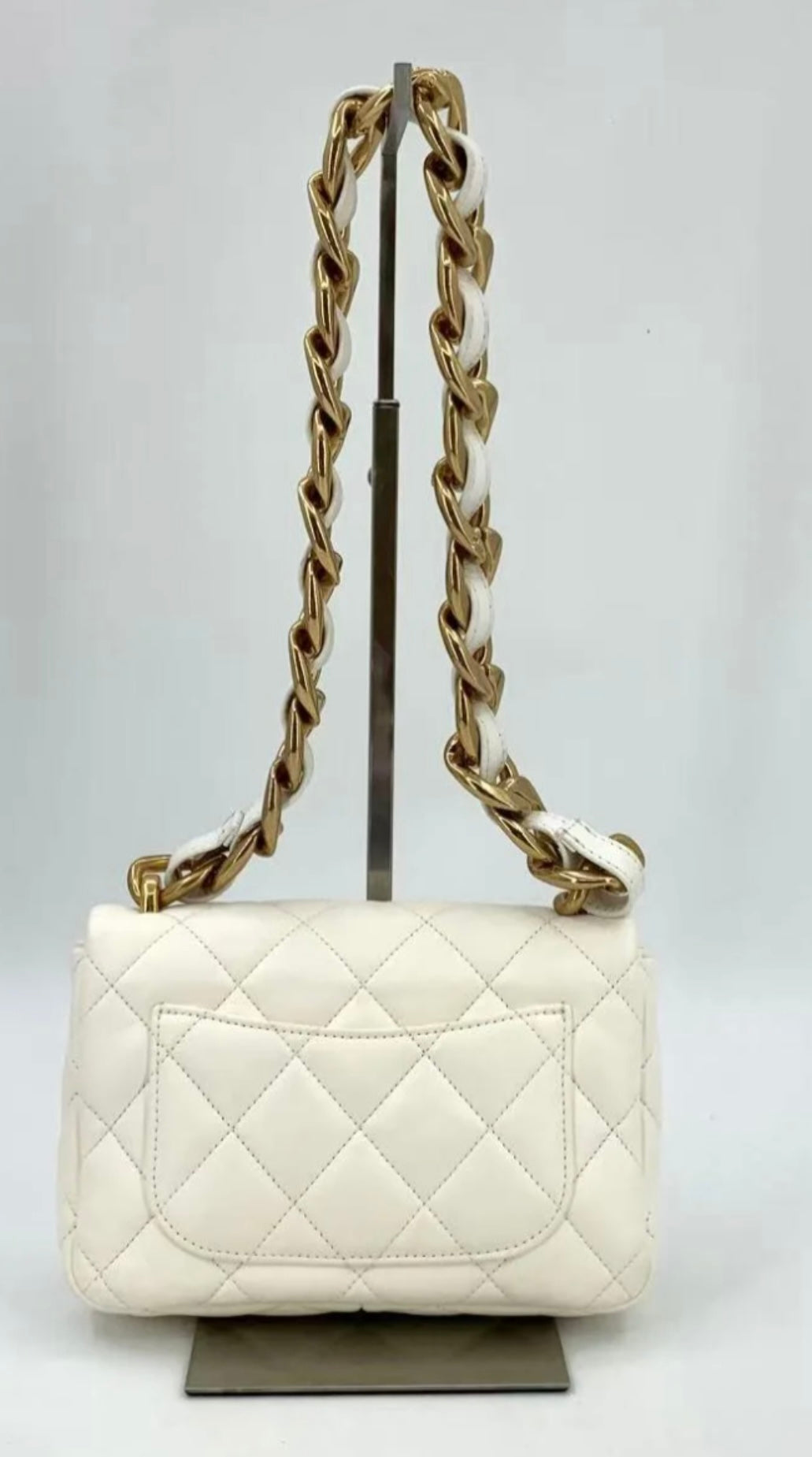 PRE-OWNED CHANEL FUNKY TOWN CROSSBODY QUILTED LAMBSKIN
