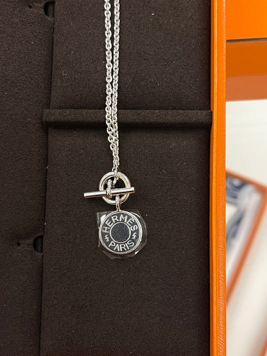 HERMES AMULETTES EX-LIBRIS PENDANT NECKLACE