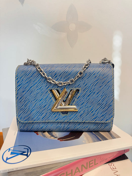 LOUIS VUITTON TWIST EPI BLUE CROSSBODY