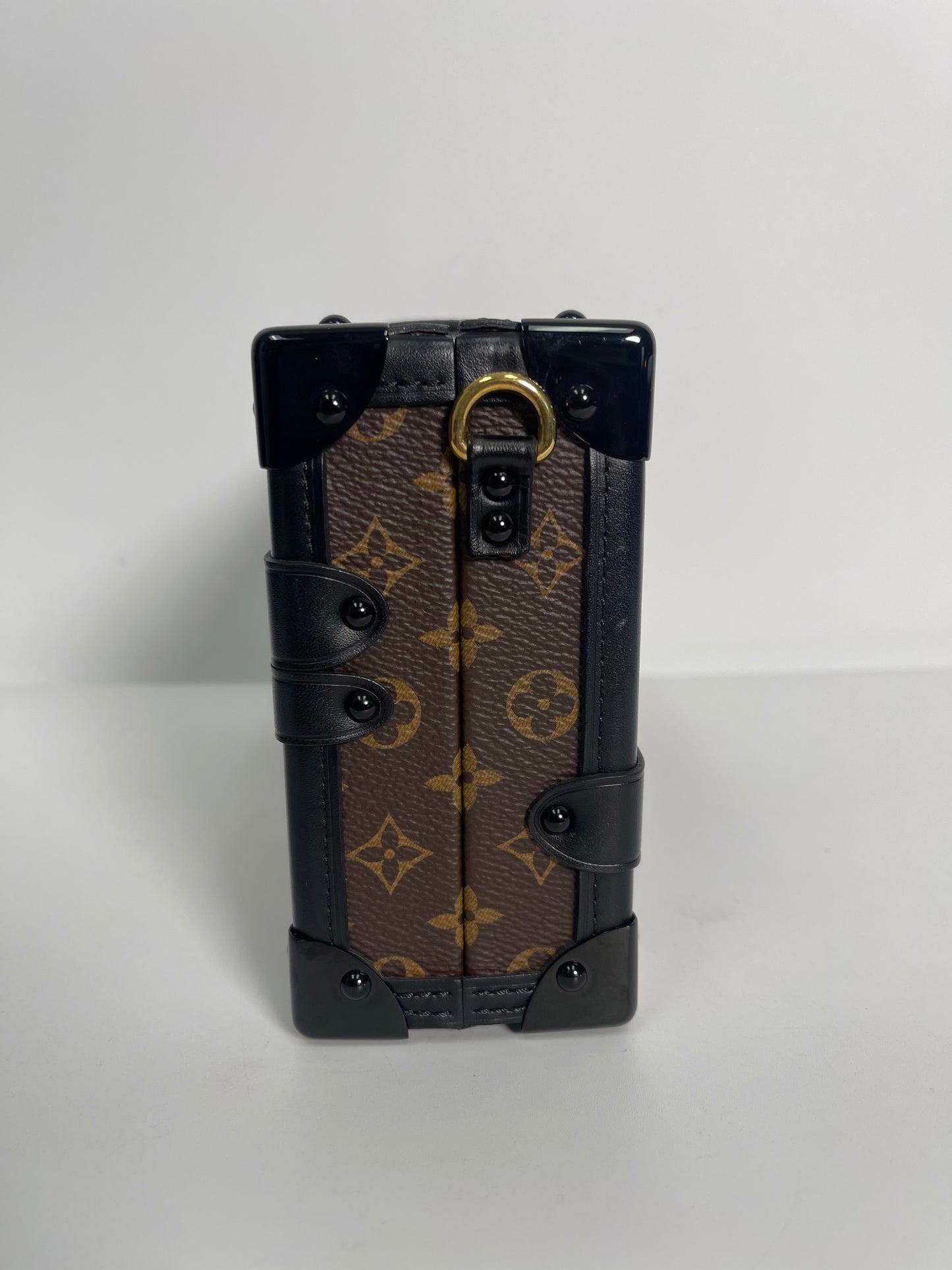 LOUIS VUITTON PETITE MALLE TRUNK CHIPPED FULL SET