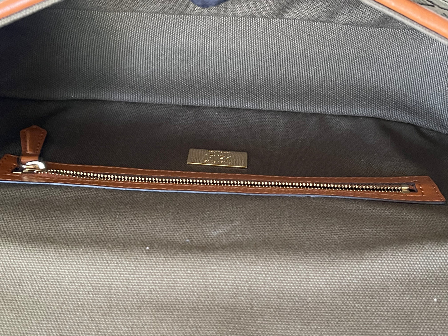 FENDI ZUCCA GREEN BAGUETTE