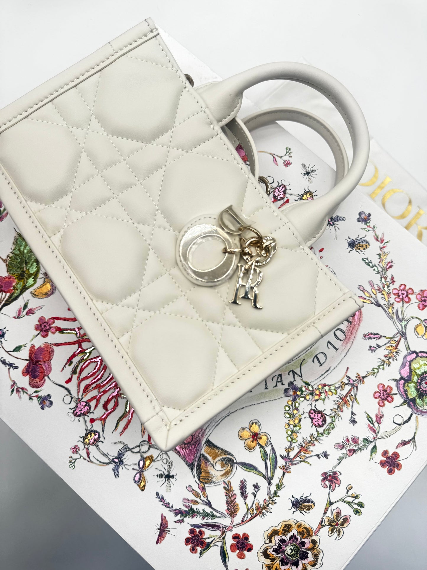 MINI DIOR LAMSKIN TOTE (NEW) More photos coming!