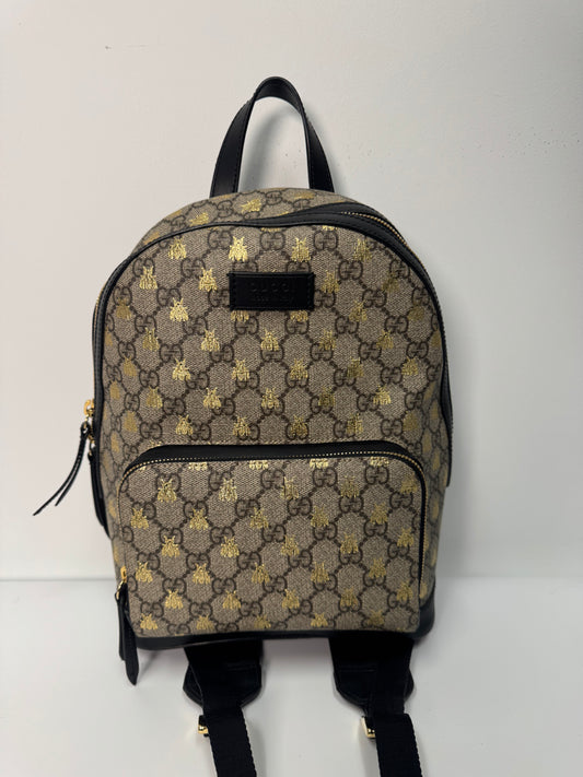 GUCCI BEE CANVAS BACKPACK