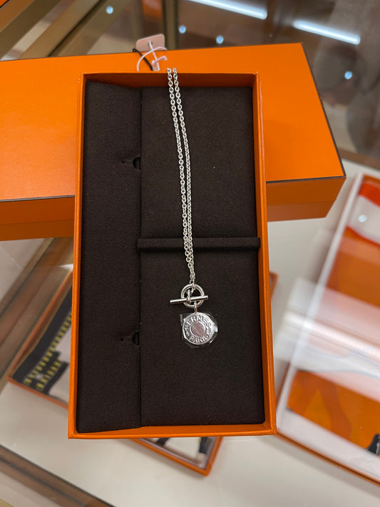 HERMES AMULETTES EX-LIBRIS PENDANT NECKLACE