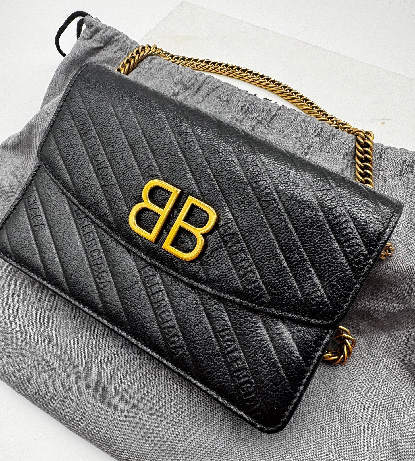 BALENCIAGA CROSSBODY WALLET ON CHAIN