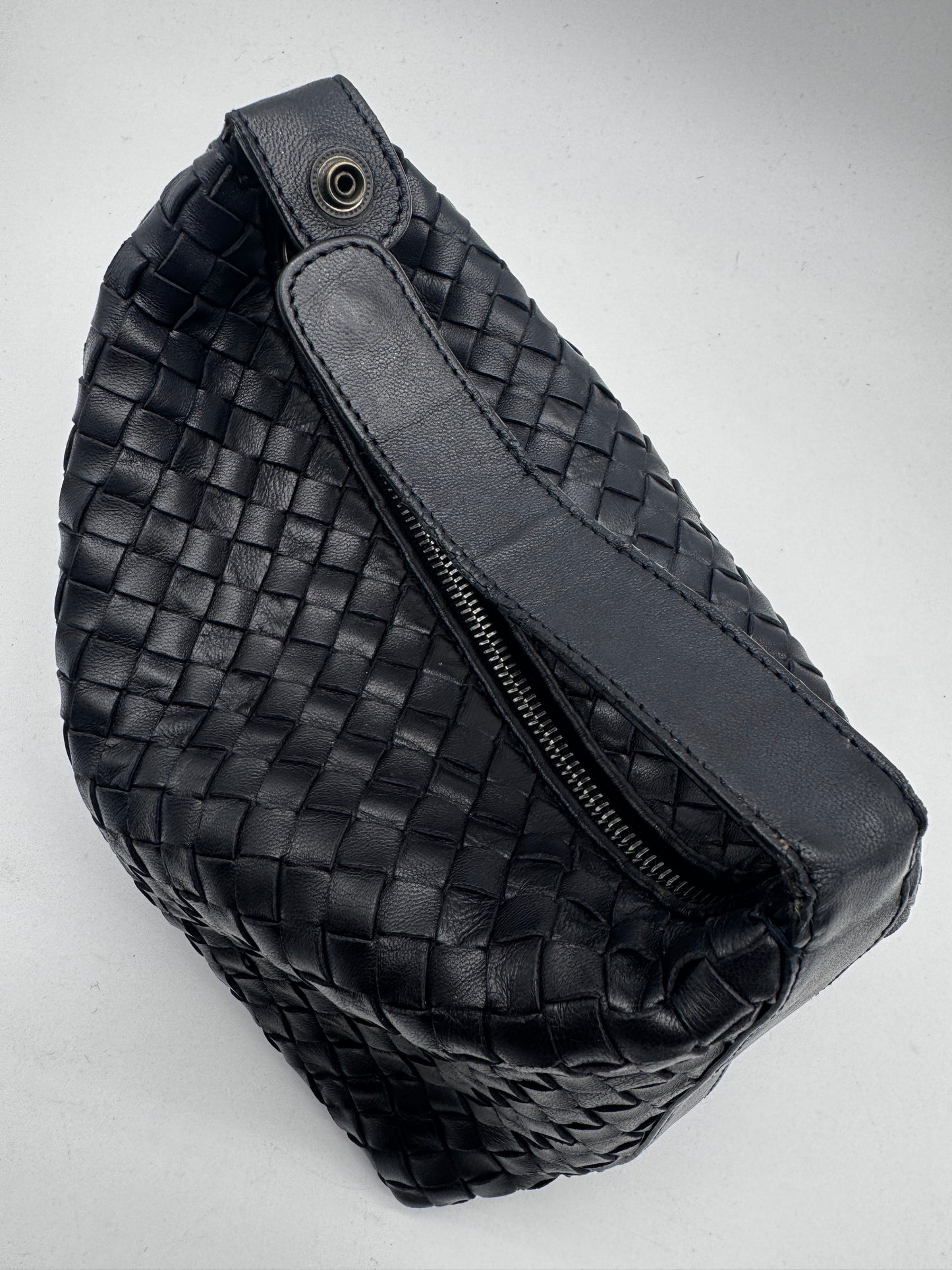 RARE VINTAGE BOTTEGA VENETA POUCH BLACK