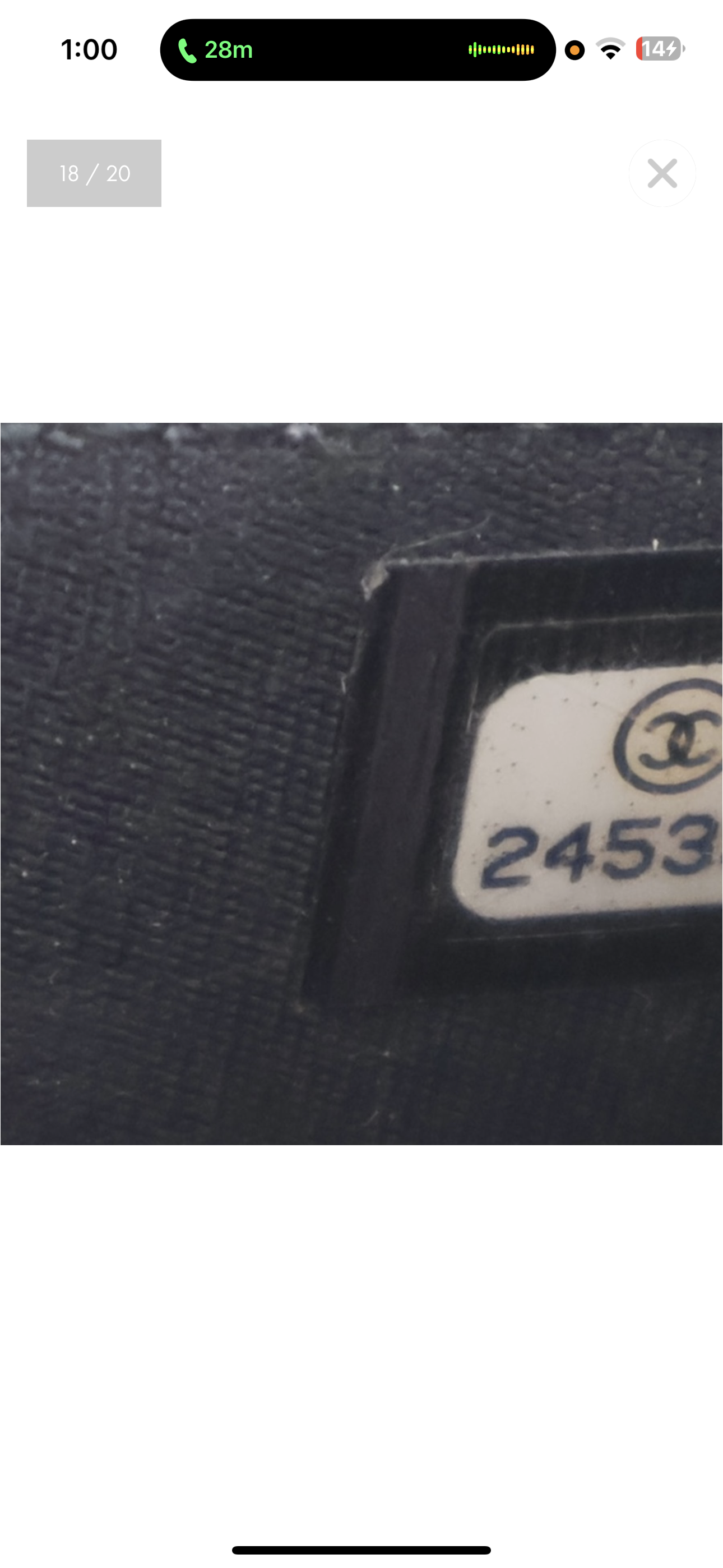 CHANEL VELVET EMBELLISHED WOC BLACK