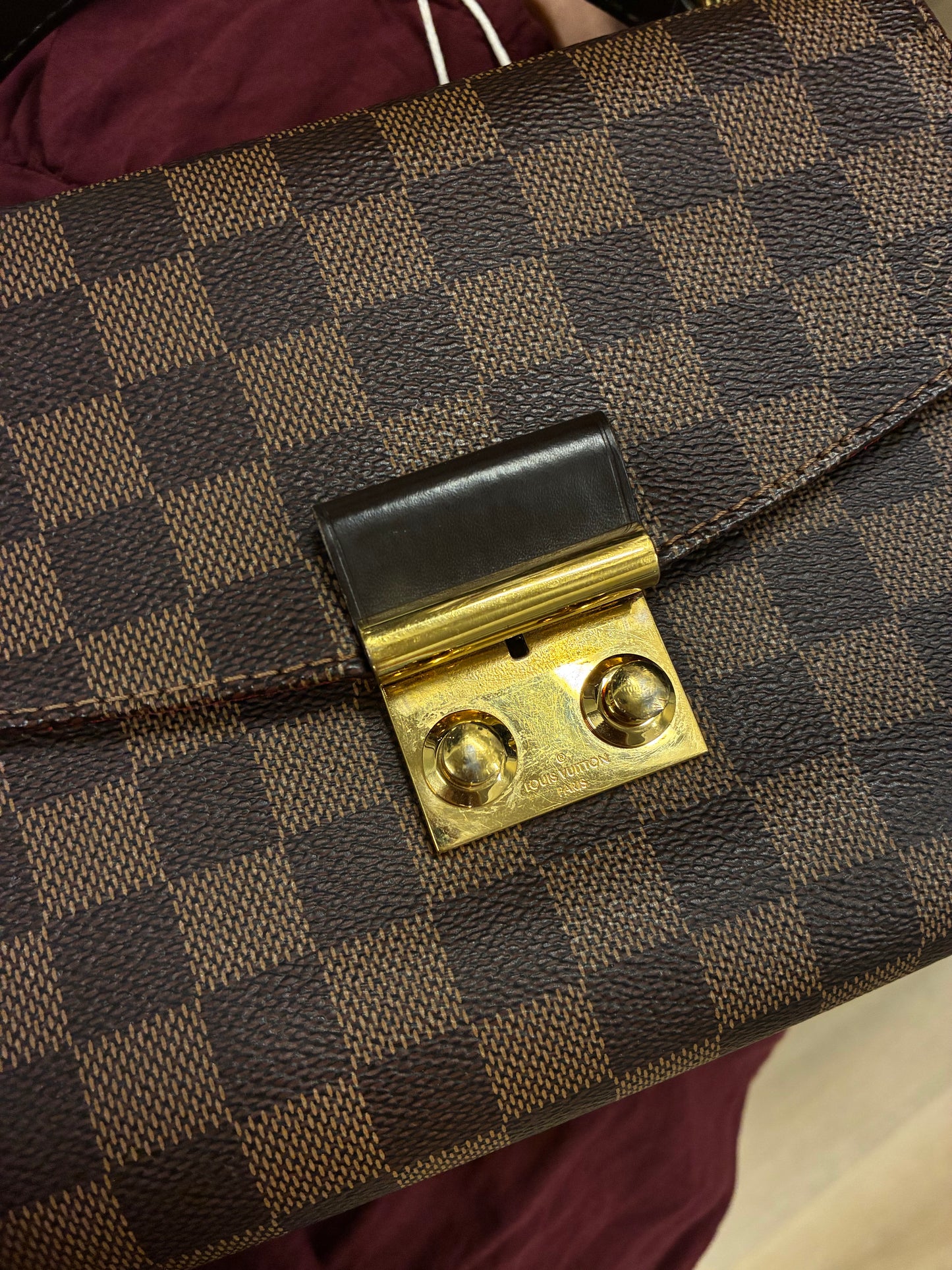 LOUIS VUITTON DAMIER EBENE CROISETTE