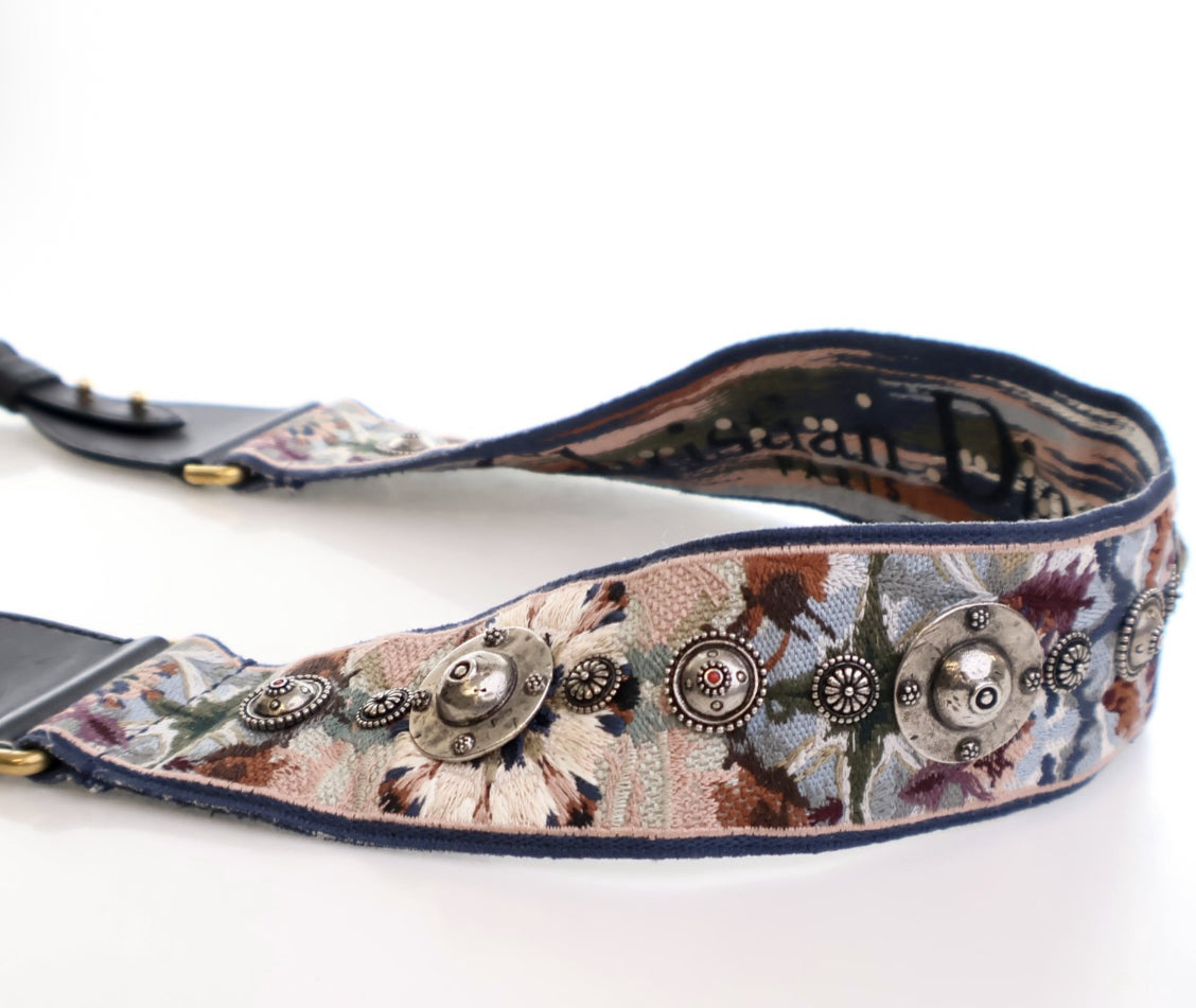 DIOR MINI CALFSKIN SADDLEBAG WITH STRAP