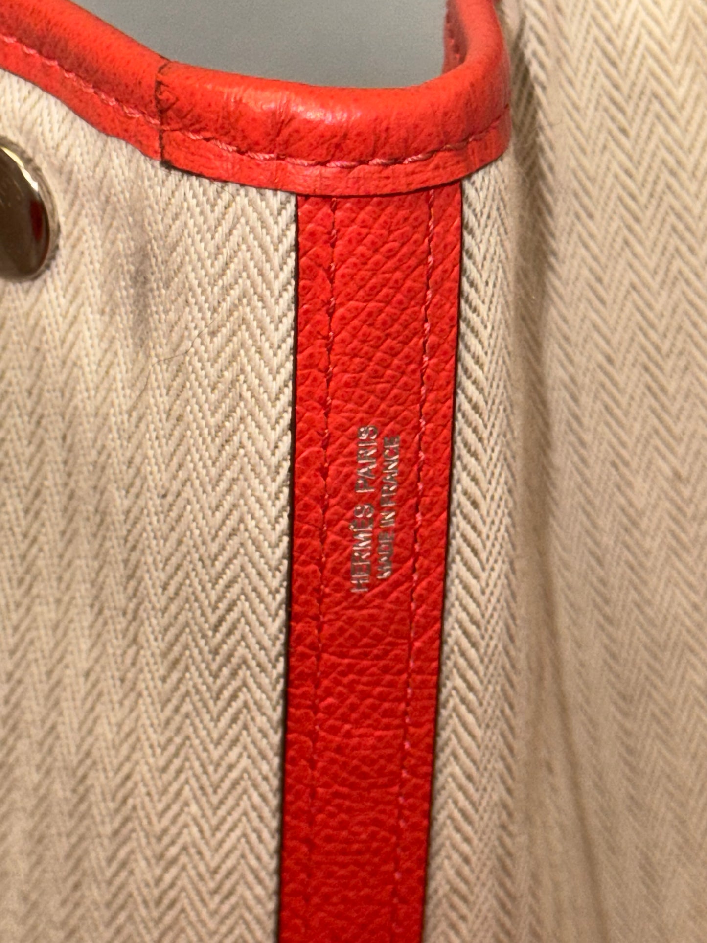 HERMES GARDEN PARTY LEATHER TOTE 30