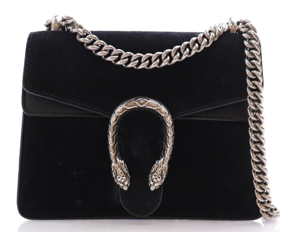 GUCCI MINI SUEDE DIONYSUS BAG