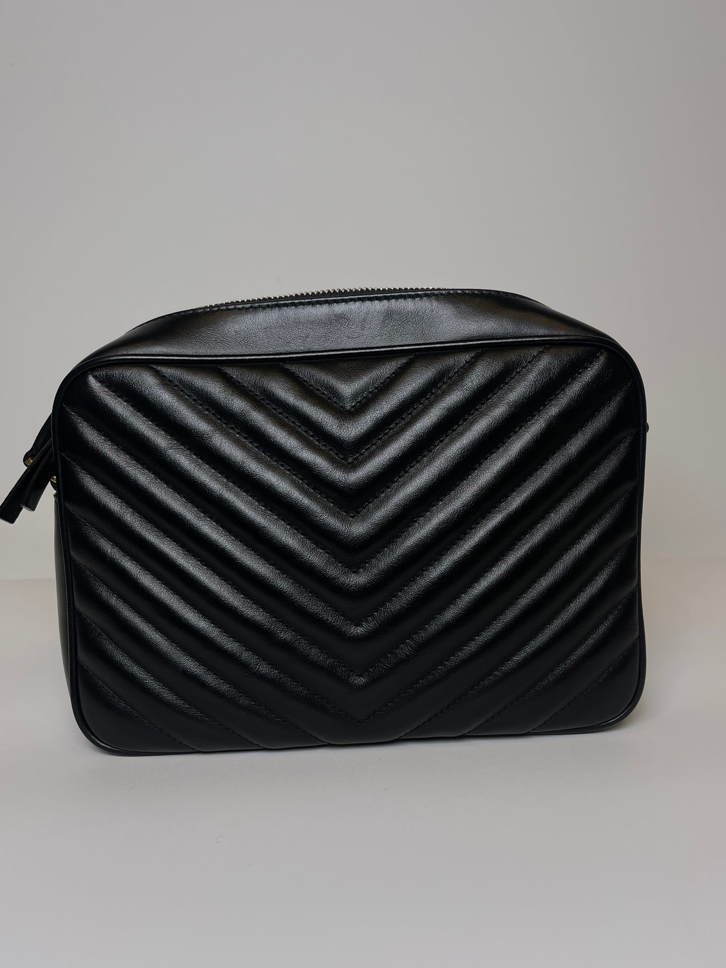 BLACK YSL CAMERA BAG