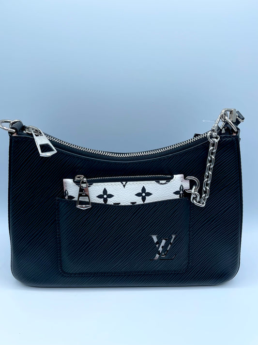 LOUIS VUITTON EPI LEATHER COIN MARELLE CROSSBODY BAG