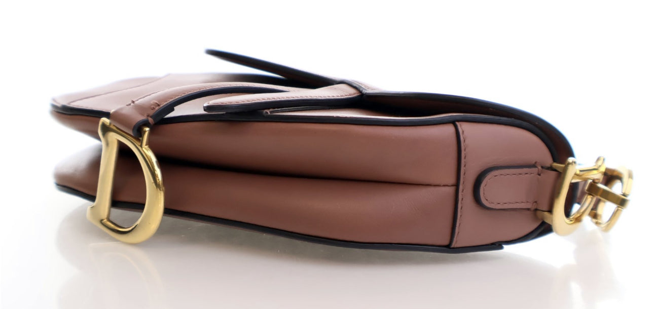 DIOR MINI CALFSKIN SADDLEBAG WITH STRAP