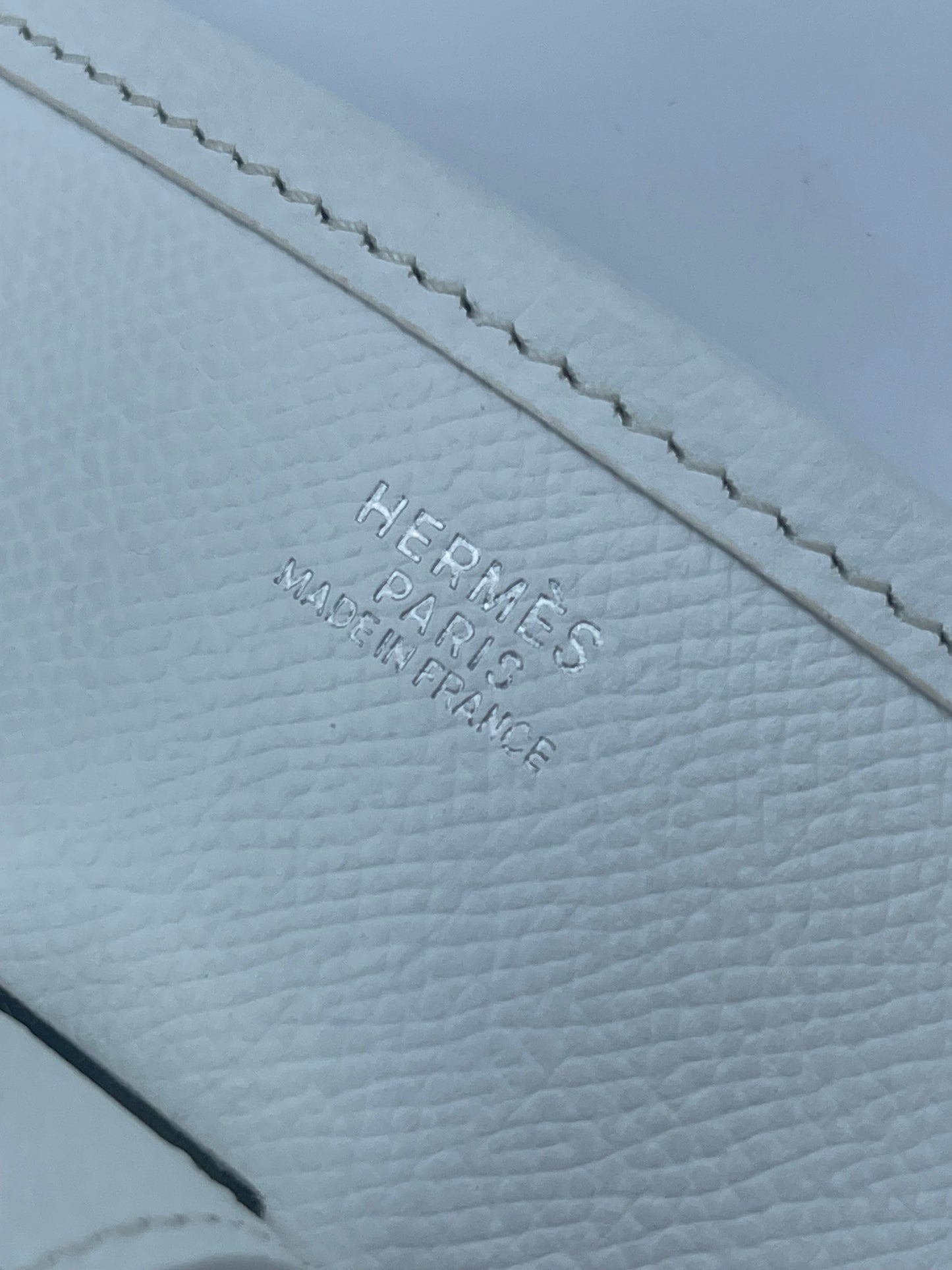 WHITE EVELYN HERMES GM FIRST GENERATION